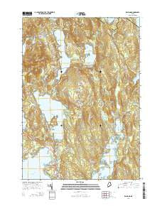 Raymond Maine Current topographic map, 1:24000 scale, 7.5 X 7.5 Minute, Year 2014