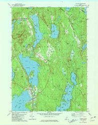 Raymond Maine Historical topographic map, 1:24000 scale, 7.5 X 7.5 Minute, Year 1981