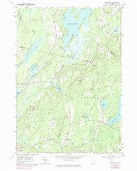 Razorville Maine Historical topographic map, 1:24000 scale, 7.5 X 7.5 Minute, Year 1961