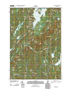 Razorville Maine Historical topographic map, 1:24000 scale, 7.5 X 7.5 Minute, Year 2011