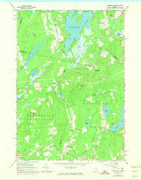 Razorville Maine Historical topographic map, 1:24000 scale, 7.5 X 7.5 Minute, Year 1961