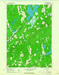 Razorville Maine Historical topographic map, 1:24000 scale, 7.5 X 7.5 Minute, Year 1961