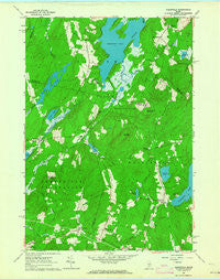 Razorville Maine Historical topographic map, 1:24000 scale, 7.5 X 7.5 Minute, Year 1961