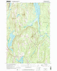 Readfield Maine Historical topographic map, 1:24000 scale, 7.5 X 7.5 Minute, Year 2000