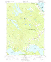 Red Beach Maine Historical topographic map, 1:24000 scale, 7.5 X 7.5 Minute, Year 1949