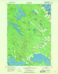 Red Beach Maine Historical topographic map, 1:24000 scale, 7.5 X 7.5 Minute, Year 1949