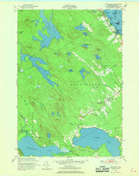 Red Beach Maine Historical topographic map, 1:24000 scale, 7.5 X 7.5 Minute, Year 1949