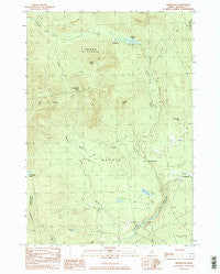 Redington Maine Historical topographic map, 1:24000 scale, 7.5 X 7.5 Minute, Year 1984