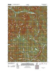 Redington Maine Historical topographic map, 1:24000 scale, 7.5 X 7.5 Minute, Year 2011