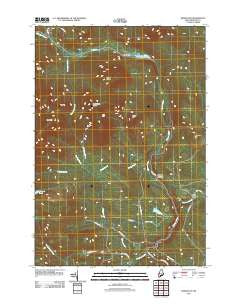 Redington Maine Historical topographic map, 1:24000 scale, 7.5 X 7.5 Minute, Year 2011