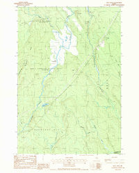 Reed Pond Maine Historical topographic map, 1:24000 scale, 7.5 X 7.5 Minute, Year 1988