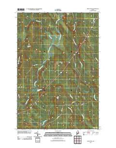 Reed Pond Maine Historical topographic map, 1:24000 scale, 7.5 X 7.5 Minute, Year 2011