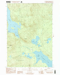 Richardson Pond Maine Historical topographic map, 1:24000 scale, 7.5 X 7.5 Minute, Year 1997