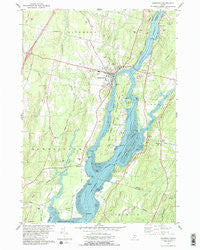 Richmond Maine Historical topographic map, 1:24000 scale, 7.5 X 7.5 Minute, Year 1980