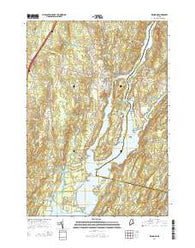 Richmond Maine Current topographic map, 1:24000 scale, 7.5 X 7.5 Minute, Year 2014