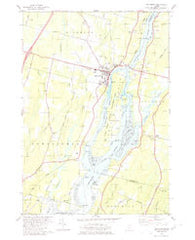Richmond Maine Historical topographic map, 1:24000 scale, 7.5 X 7.5 Minute, Year 1980