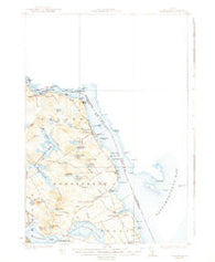 Robbinston Maine Historical topographic map, 1:62500 scale, 15 X 15 Minute, Year 1931