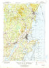 Rockland Maine Historical topographic map, 1:62500 scale, 15 X 15 Minute, Year 1941
