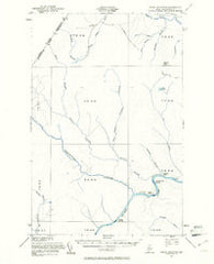 Rocky Mountain Maine Historical topographic map, 1:62500 scale, 15 X 15 Minute, Year 1955