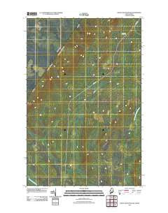 Rocky Mountain NW Maine Historical topographic map, 1:24000 scale, 7.5 X 7.5 Minute, Year 2011