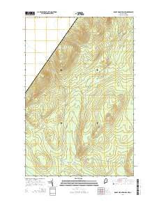 Rocky Mountain NW Maine Current topographic map, 1:24000 scale, 7.5 X 7.5 Minute, Year 2014