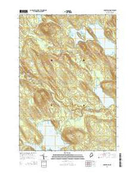 Rocky Pond Maine Current topographic map, 1:24000 scale, 7.5 X 7.5 Minute, Year 2014