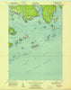 Roque Bluffs Maine Historical topographic map, 1:24000 scale, 7.5 X 7.5 Minute, Year 1951