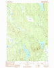 Round Lake Maine Historical topographic map, 1:24000 scale, 7.5 X 7.5 Minute, Year 1990