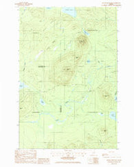 Round Mountain Maine Historical topographic map, 1:24000 scale, 7.5 X 7.5 Minute, Year 1985