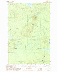 Round Mountain Maine Historical topographic map, 1:24000 scale, 7.5 X 7.5 Minute, Year 1985