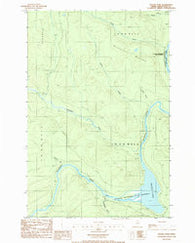 Round Pond Maine Historical topographic map, 1:24000 scale, 7.5 X 7.5 Minute, Year 1986