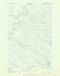 Round Pond Maine Historical topographic map, 1:62500 scale, 15 X 15 Minute, Year 1955