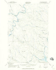 Round Pond Maine Historical topographic map, 1:62500 scale, 15 X 15 Minute, Year 1955