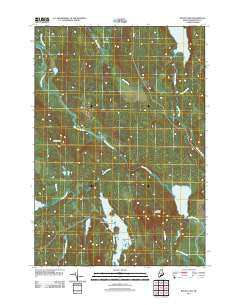 Round Lake Maine Historical topographic map, 1:24000 scale, 7.5 X 7.5 Minute, Year 2011