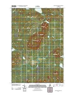 Round Mountain Maine Historical topographic map, 1:24000 scale, 7.5 X 7.5 Minute, Year 2011
