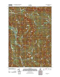 Roxbury Maine Historical topographic map, 1:24000 scale, 7.5 X 7.5 Minute, Year 2011
