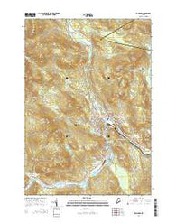 Rumford Maine Current topographic map, 1:24000 scale, 7.5 X 7.5 Minute, Year 2014