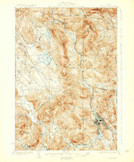 Rumford Maine Historical topographic map, 1:62500 scale, 15 X 15 Minute, Year 1930