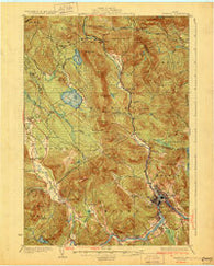 Rumford Maine Historical topographic map, 1:62500 scale, 15 X 15 Minute, Year 1930