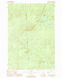 Rump Mountain Maine Historical topographic map, 1:24000 scale, 7.5 X 7.5 Minute, Year 1989