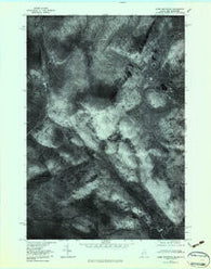 Rump Mountain Maine Historical topographic map, 1:24000 scale, 7.5 X 7.5 Minute, Year 1976