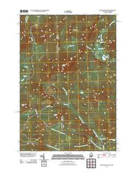 Rump Mountain Maine Historical topographic map, 1:24000 scale, 7.5 X 7.5 Minute, Year 2011
