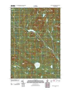 Russell Mountain Maine Historical topographic map, 1:24000 scale, 7.5 X 7.5 Minute, Year 2011