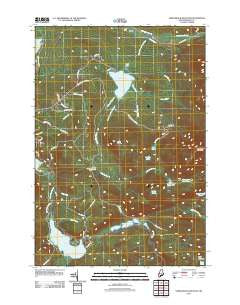 Saddleback Mountain Maine Historical topographic map, 1:24000 scale, 7.5 X 7.5 Minute, Year 2011