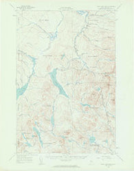 Saint John Pond Maine Historical topographic map, 1:62500 scale, 15 X 15 Minute, Year 1958