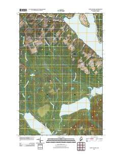 Saint Agatha Maine Historical topographic map, 1:24000 scale, 7.5 X 7.5 Minute, Year 2011