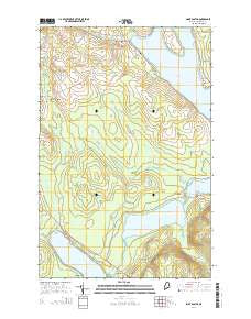 Saint Agatha Maine Current topographic map, 1:24000 scale, 7.5 X 7.5 Minute, Year 2014