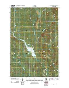 Saint Croix Lake Maine Historical topographic map, 1:24000 scale, 7.5 X 7.5 Minute, Year 2011