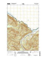 Saint Francis Maine Current topographic map, 1:24000 scale, 7.5 X 7.5 Minute, Year 2014