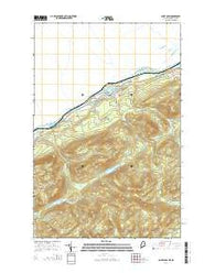 Saint John Maine Current topographic map, 1:24000 scale, 7.5 X 7.5 Minute, Year 2014